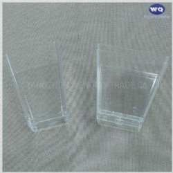 5 oz Square Clear Plastic Dessert Cups Small Clear Plastic Tumbler Cups Great for Desserts, Appetizers, Puddings