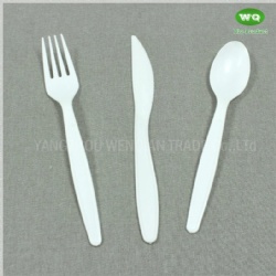 7 Inch CPLA Knife Spoon Fork Sets-Factory directly sale Biodegradable Disposable Utensils- Eco Friendly Reusable Cutlery