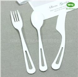 7.5 Inch Biodegradable CPLA Cutlery Perfect For Parties,Weddings,Events,BBQs Disposable Plastic Products Safe To Use