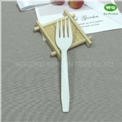 Biodegradable Corn Strach PP Fork 5.5Inch,6.3Inch,7inch-Food Grade Ingredients Disposable Fork Compostable Cutlery