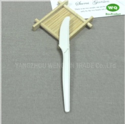 Disposable Bio-Based Plastic Cutlery Knife,Disposable Utensils - Forks, Spoons & Knives Made From Potato Starch