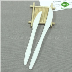 Disposable Bio-Based Plastic Cutlery Knife,Disposable Utensils - Forks, Spoons & Knives Made From Potato Starch