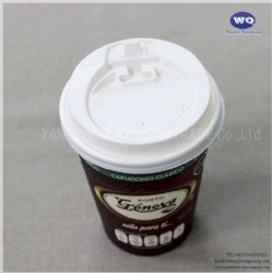 Disposable12oz Single Wall Coffee Paper Cup With Lid Paper Cups For Hot Drinks,Custom disposable drinking cups