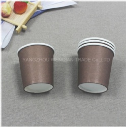 Wholesale Disposable Brown 3oz Single Wall Cup,Paper Cups For Coffee,Brown Paper Coffee Cups,Bulk Paper Coffee Cups