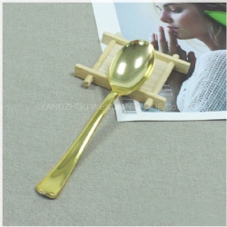 Disposable Gold Plastic Silverware Party Plastic Flatware, Clear Plastic Spoon-Heavy Duty Cutlery Set in Bulk