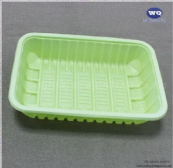 Disposable Plastic Fruit And Vegetable Packing Tray,Reusable Food Containers meat plates,Microwave Catering Service Tray