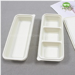 Disposable Corn Starch Condiment Dispenser-Sustainable Food packaging Container.Biodegradable Disposable Use Food Box
