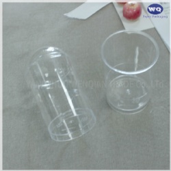 3oz Mini Dessert Cups with Lids & Spoons, Shooter - Clear Plastic Parfait Appetizer Cup - Small Reusable Cups